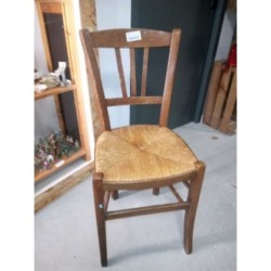 Chaise en paille 