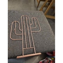 Porte bijoux cactus rose