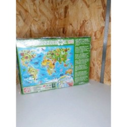  Puzzle Educa 150 pièces carte de du monde