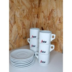 6 Tasses+ Sous tasses