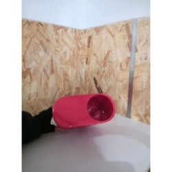 Vase rouge deco coeur