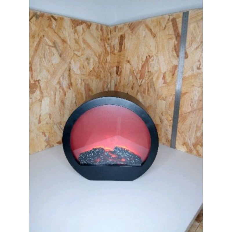 Decoration cheminee lumineuse