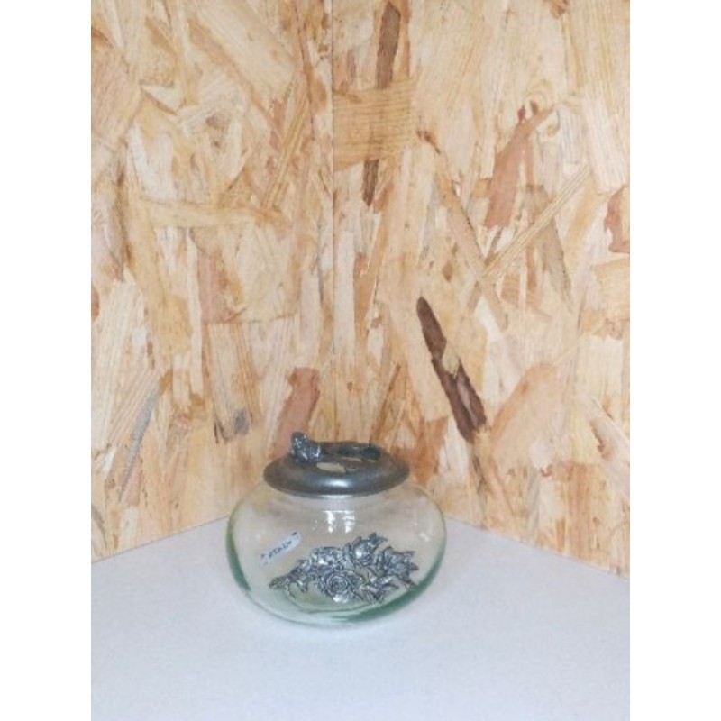 Coupe decorative etain