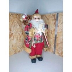 Père Noël Rouge Marron
