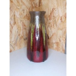 VASE ROUGE VERT