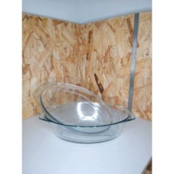 Plat en verre + couvercle