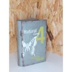 Boite metal papillon