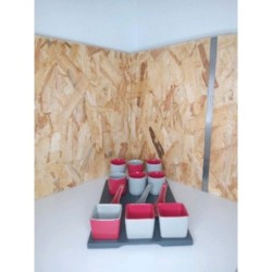 Plateau + 12 verrines