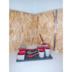 Plateau + 12 verrines