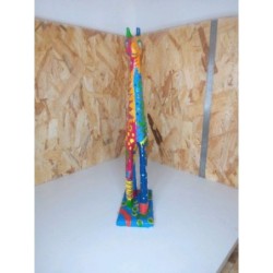 Girafe multicolore