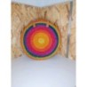 Sac paille tresse multicolore 