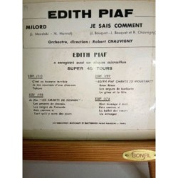 Vinyle Edith Piaf Milord