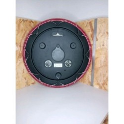 Horloge murale rouge