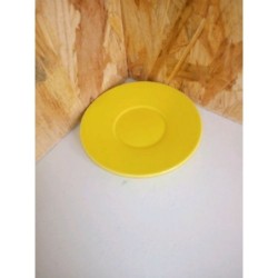 tasse jaune + soucoupe