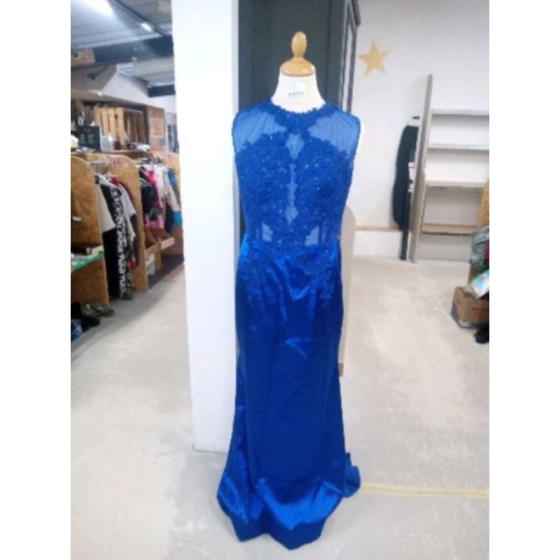 ROBE SOIREE BLEUE 40-42