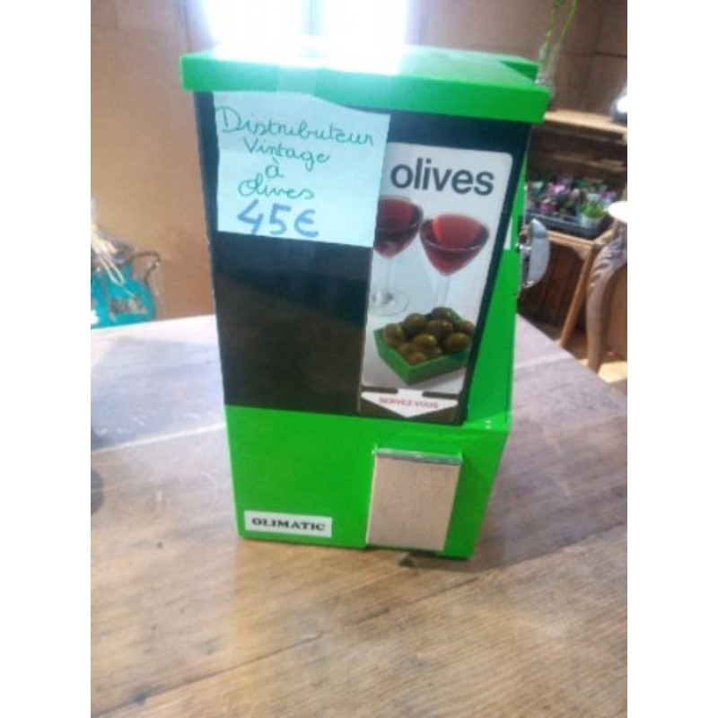 Distributeur vintage à olives 