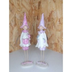 Lot Fee mauve et rose
