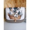 Sac a main velours chien