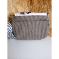 Sac a main velours chien