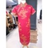 Robe chinoise rouge et dore 