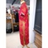 Robe chinoise rouge et dore 