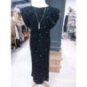 Robe soiree noir sequins
