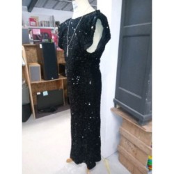 Robe soiree noir sequins