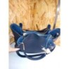 Sac cuir bleu