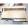 Bureau noir et bois