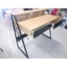 Bureau noir et bois