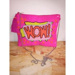 Pochette wow rose