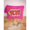 Pochette wow rose