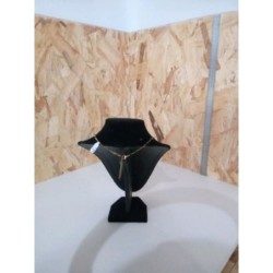 Collier couleur or et bleu