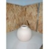 Vase blanc casse