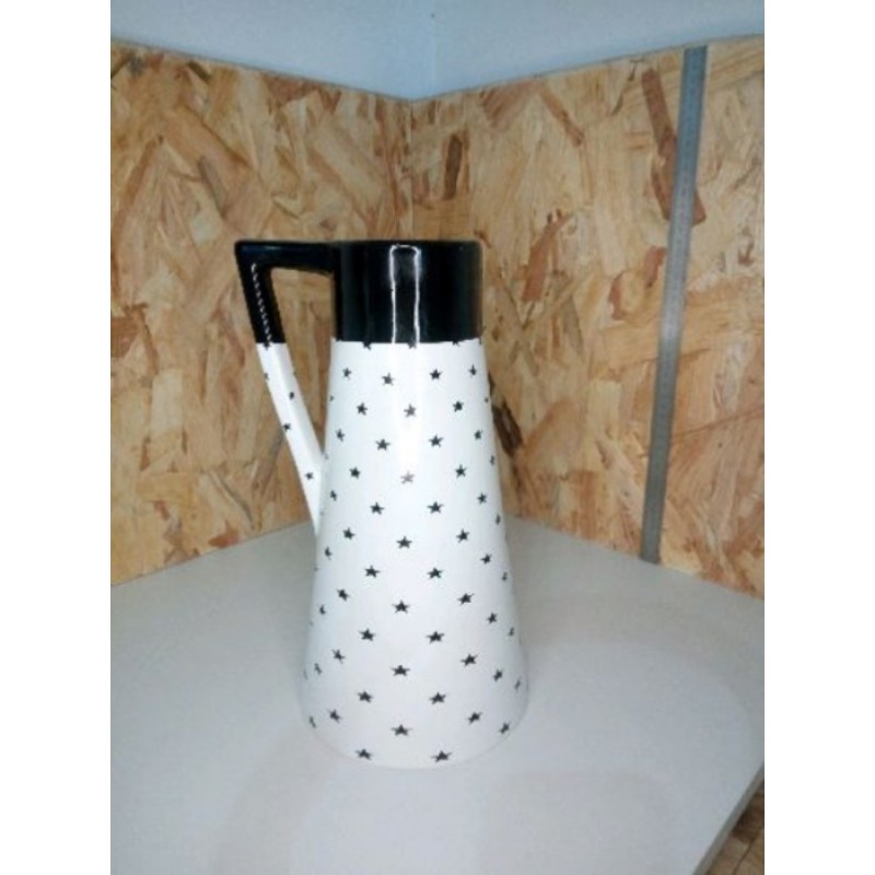 Cruche motif etoile