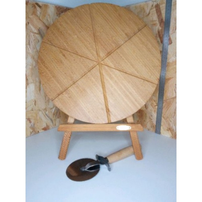 Plat + roulette a pizza